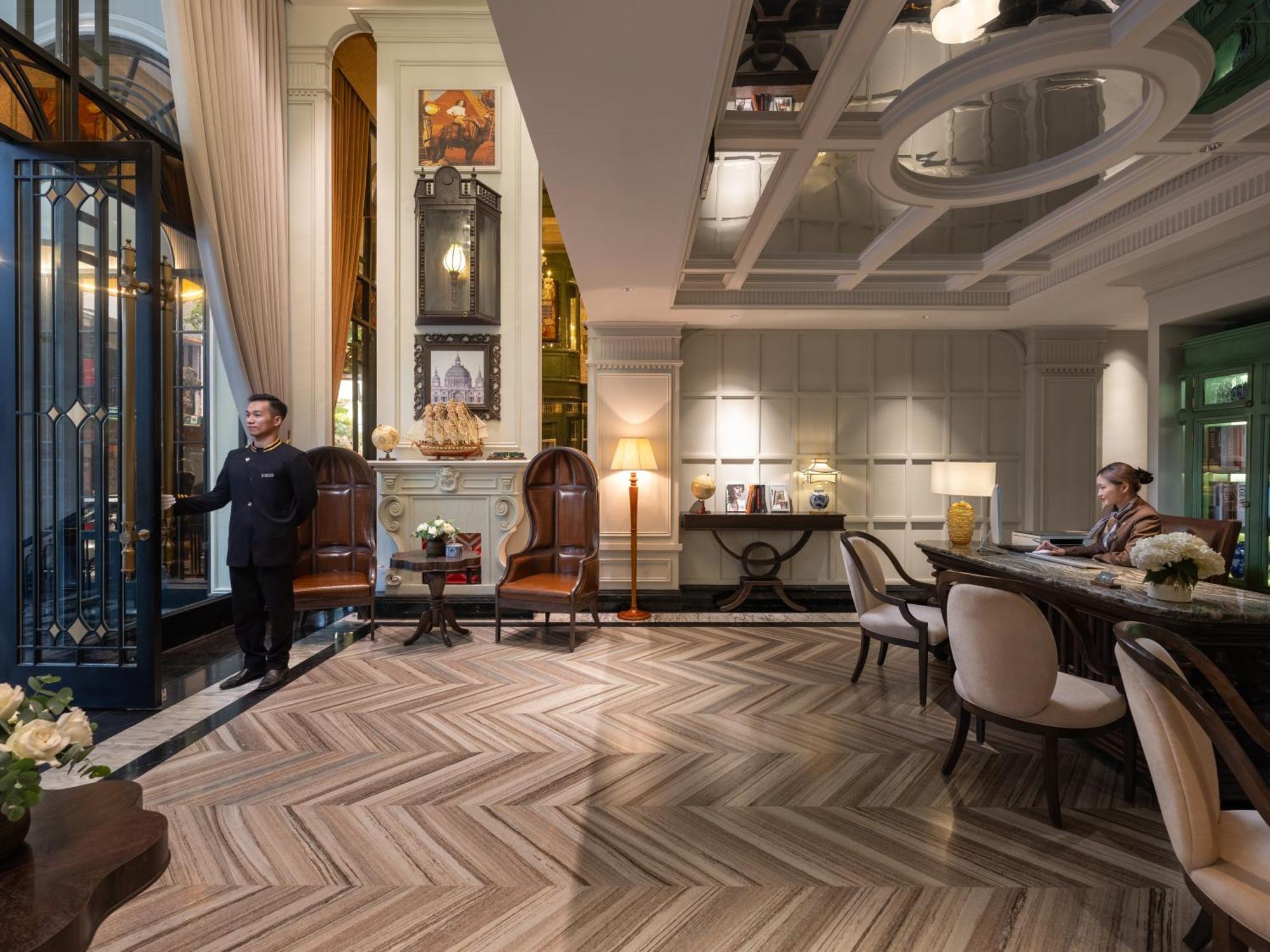Grand Hotel Du Lac Ханой Екстериор снимка The lobby of the hotel