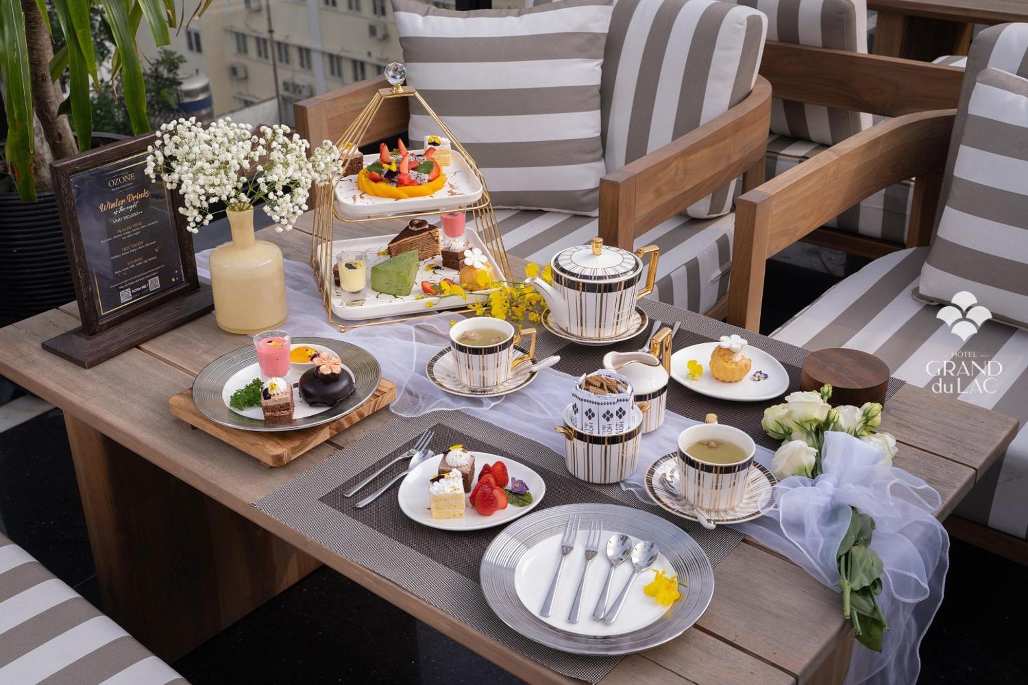 Grand Hotel Du Lac Ханой Екстериор снимка Afternoon tea